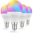 Avatar Controls 4 Pack E12 Smart LED Light Bulb, 5W Alexa Small Base Candelabra Bulbs, Wi-Fi Ceiling Fan Bulbs Color Changing Timer Music Sync, 2700-6500K