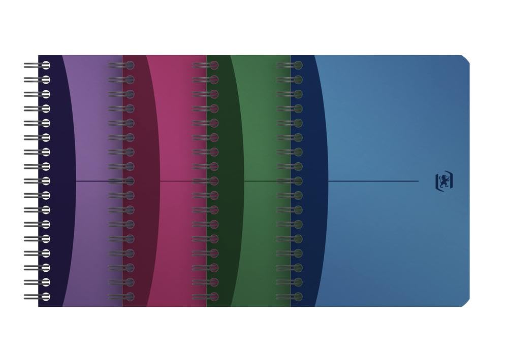 Oxford A6 Squared Urban Mix Spiral Notebook 4 Colours Pack of 10