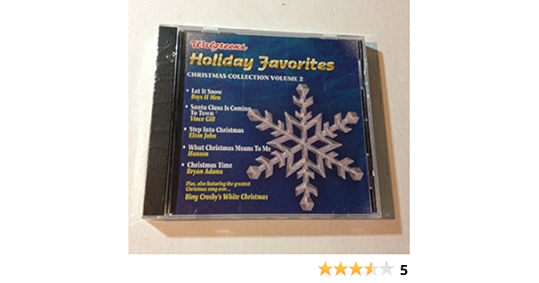 Vince Gill Christmas Album 2022 Walgreens Boys Ii Men; Vince Gill; Elton John; Hanson, Bryan Adams; Marvin Gaye;  Aaron Neville; Bing Crosby; The Mavericks; George Strait - Walgreens Holiday  Favorites Christmas Collection Volume 2 - Amazon.com Music