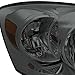 AKKON - For Smoke 06-08 Ram 1500 06-09 Ram 2500 3500 Pickup Truck Headlights Front Lamps Direct Replacement