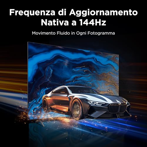 TV 75T8D 4K QLED da 75” con QD-Mini LED Dimming HDR Smart TV, 4K Ultra HD, Google TV con 144Hz VRR e audio Onkyo 2.1