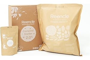Reencle Compost Starter 2.0 with Booster Pack | Enhanced formula for faster organic decomposition and better odor control | Mineral complex for maxium boost & performance | For Reencle Home Composters