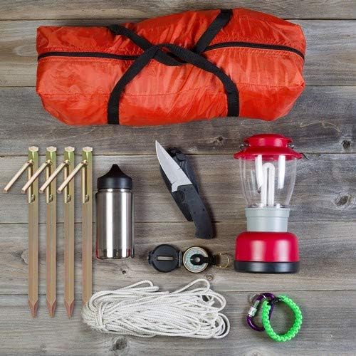 Relaxdays Heavy Duty Tent Stakes Set of 4, for Rocky Terrain 30.5 cm, Camping Accessory, Galvanized Steel, Gold - Image 3
