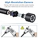 LETSCOM Wireless Endoscope 2.0 MP HD Inspection Camera, IP68 Waterproof 5.5mm WiFi Snake Camera with Telescopic Stick Semi-Rigid Cable Wireless Borescope for Android & iOS Smartphone-11.5Ft
