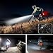 HCLIFE Bike Light - USB Rechargeable LED Bicycle Lights Front and Back Night Safety Waterproof Cycling Headlight for Road and Mountain