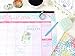 bloom daily planners 2016-17 Academic Year Desk Calendar - Cute Pink and Green 16