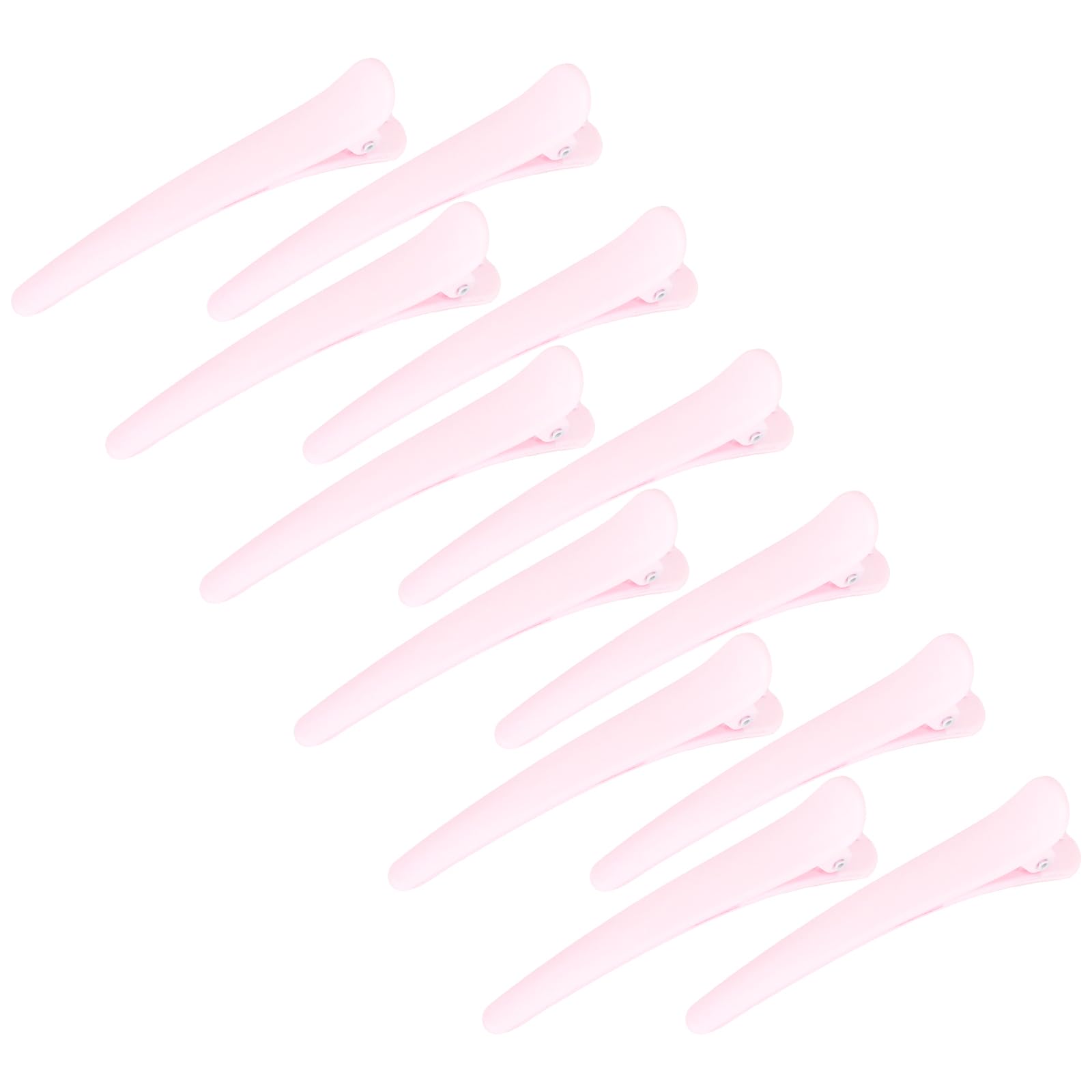 Photo 1 of 12 Pcs Light Pink Hair Clips for Styling Sectioning, YISSION 3.1 Inch Matte Alligator Hair Clips Hair Barrettes No Crease Duck Billed Hair Clip, Hair Styling Accessories for Women Girls