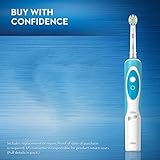Oral-B Vitality FlossAction Rechargeable Battery Electric Toothbrush with Replacement Brush Head and Automatic Timer, Powered by Braun