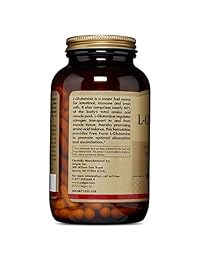 Solgar - L-Glutamina 500 mg cápsulas vegetales, E1322, 1