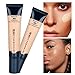 Beauty Glazed Foundation Primer Matte Me Foundation High Coverage+Poreless Flawless Looking Coverage Smooths Face Primer（04#）