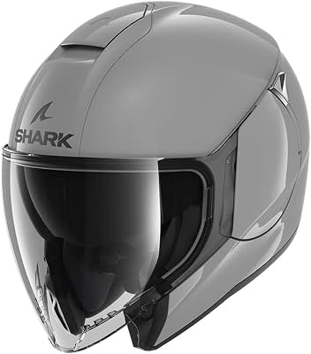 , Casco jet moto motorrad Citycruiser Gunsilver S05, XS