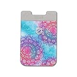 ZUSLAB Phone Credit Card Holder Wallet Pouch Slim Flexible Removable Adhesive Sticker - Mandala