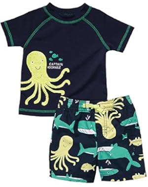 Carter's Blue Octopus 2 Piece Swim Set 3 Months