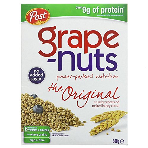 Post Grape-nuts Cereal, 20.5-ounce Boxes the Original (Pack of 4)