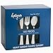 Plastic Silverware Set – 180 Pcs Disposable Silver Cutlery Set – 60 Plastic Forks, 60 Plastic Spoons, 60 Plastic Knives – Heavy Duty Bulk Flatware Party Utensil for Wedding, Birthday & Other Occasions