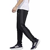 adidas Mens Midweight Essential Tricot Zip Track Pants (as1, Alpha, xx_l, Regular, Regular, Black/Grey Six)
