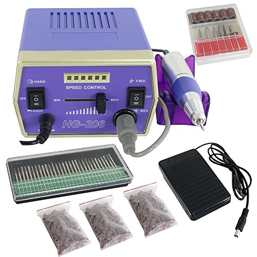 Quiet And Smooth Operation, Perfectly Used In Spas, Beauty Parlors, Personal Use Electric Nail File Drill Manicure Machine Easy To Use Whether Acrylic, Or Silk Wrap Artificial Nails