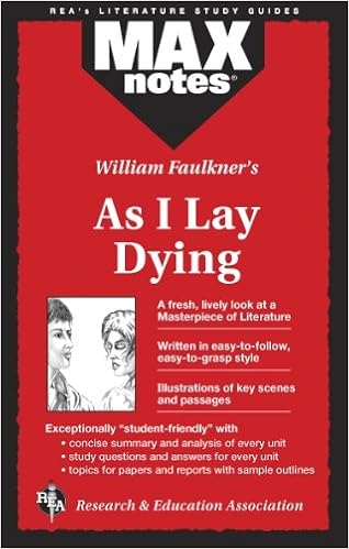 Amazon Com As I Lay Dying Maxnotes Literature Guides 9780878910595 Wendy Ellen Waisala English Literature Study Guides Thomas E Cantillon Books