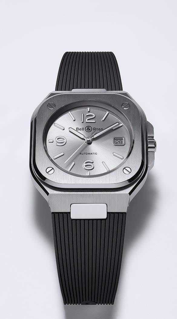 Bell & Ross BR 05 Silver Dial Steel Automatic Watch