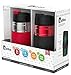 Bubba HERO Grip Stainless Steel Travel Mugs, 12 oz, SS/Cranberry & Cranberry/Black, 2-Pack