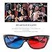 Red-Blue 3D Glasses, 3D Movie Game Glasses with Cyan Anaglyph Simple Style, For Dimensional Anaglyph Movie Game DVD Video TV 3D pictures magazinesthumb 2