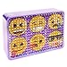 Townley Girl Emoji Super Sparkly Lip Balm for Girls, Four Fruity Flavors with Decorative Carrying case