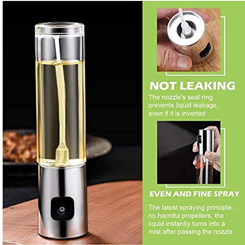 SUPBEC Olive Oil Sprayer Stainless Steel Mister Dispenser BBQ
