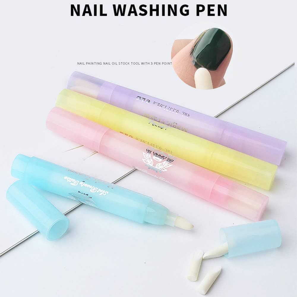 Hot New Tool Manicure UV Gel Mistakes Correction Nail Corrector Pen Varnish Cleaner Polish Remover(blue), 4 ml (Pack of 1) - Image 5