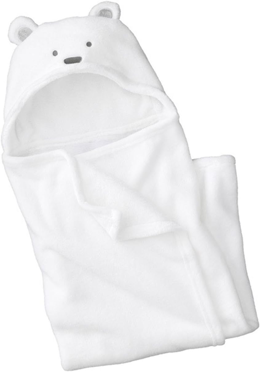 Dizoe Baby Swaddle Wrap Infant Toddler Animal Bathrobe Fleece Towel Blanket Hooded