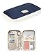 Large Zippered Passport and Travel Document Organizer Wallet with Wristlet (5.3