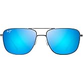 Maui Jim mens Mikioi W/Patented Polarizedplus2 Lenses Square Sunglasses
