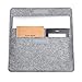 Inateck 13-13.3 Inch Sleeve Case Compatible with MacBook Air/ Retina MacBook Pro/ 12.9 Inch iPad Pro Cover Ultrabook Netbook Carrying Case Protector Bag - Light Gray