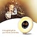 Sunrise Wake Up Light Digital Alarm Clock – [2018 Upgraded] 6 Natural Sounds, FM Radio, Sunrise and Sunset Simulation, Touch Control with Snooze Function, 7 Color Night Light for bedside and kids