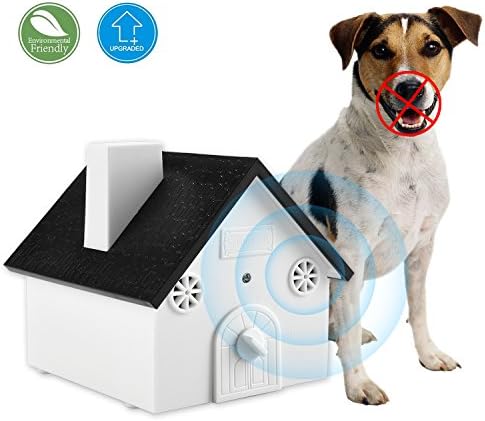 Smarlance Ultrasonic Anti Barking Device Sonic Bark Control Deterrents Stop Dog Barking, Safe for Dogs, Pets and Human, Outdoor Birdhouse Shape up to 50 Feet Range, Hanging or Mounting