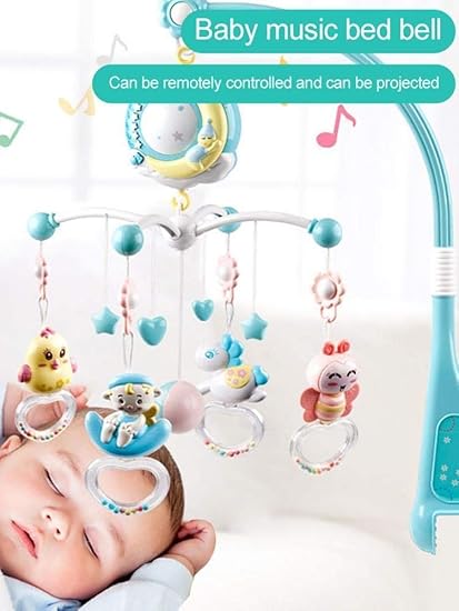 Jouet De Decoration De Lit Bebe Suspendu Cloche Rotative Pour Nouveau Ne Mobile Pour Lit De Bebe Musical Avec Projection Et Veilleuse N J Mobile Bebe Pour Lit De Bebe Boite Agr Mobiles Bebe