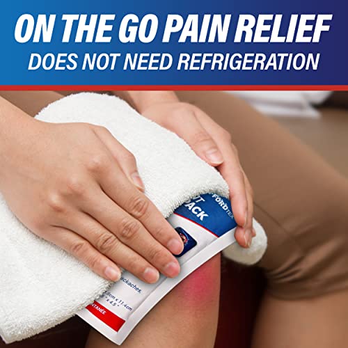 AFFORDTEX Instant Cold Pack 6 Count Disposable 7.5 x 4.5 Inches Ice