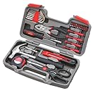 Apollo Tools DT9706 Original 39 Piece General Repair Hand Tool Set with Tool Box Storage Case