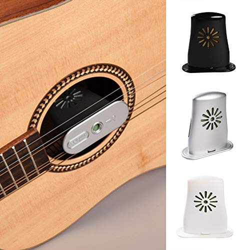 interjunzhan Professional Sound Hole Humidifier Protective Moisture Reservoir for Acoustic Guitar Care (1Pcs) Black - Thumbnail 2