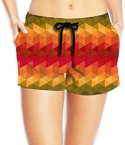 Elastic Beach Short Pants Lady Non Denim Diamond Element