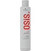 Schwarzkopf OSiS+ Elastic Medium Hold Hairspray | Easy To Brush Without Flaking | Benadable Medium Hold | Layerable for Stron