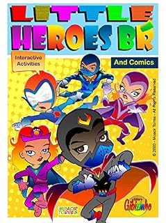 Livro Little Heroes BR: Interactive Activities and Comics