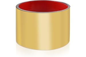 Baseboard Trim Peel and Stick, Stainless Steel Kick Plate, 4 x 118in Base Boards for Walls, Bottom of Door, Kitchen Island, C