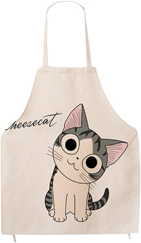Amazon Com Cat Pattern Apron For Kids Cute Cartoon Apron Kitchen