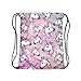 HELLATHUND Colorful Lovely Life series Pattern unicorn backpack for ladies with glasses bag (emoji unicorns)15''11