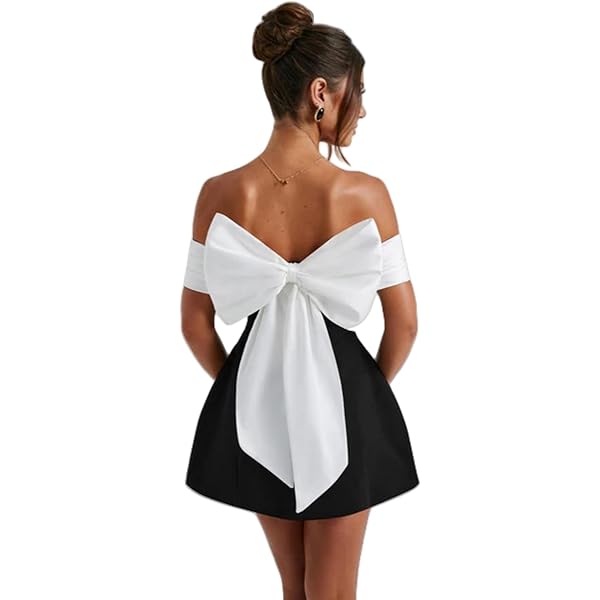white black bow dress The Bow Dress