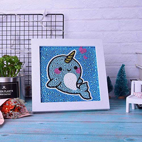 ubrand DIY 5D Diamond Painting Kits, Full Drill Painting by Number Kits, Crystal Rhinestone Embroidery Pictures Arts Craft for Kids and Adults Gift