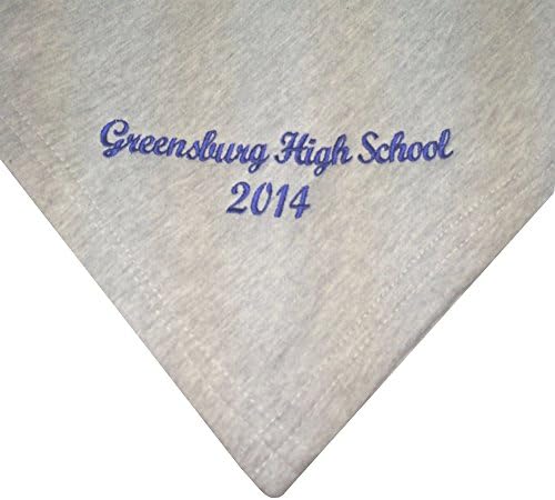 Personalized Sweatshirt Blanket - Oversized 54" x 84" (Heather Grey)