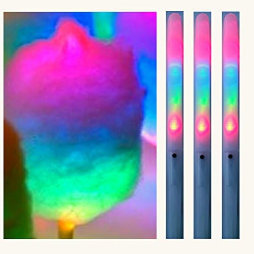 Vivid Color Zone LED Cotton Candy Stix