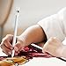 [3-Piece] Fintie for Apple Pencil Cap Holder/Nib Cover/Charging Cable Adapter Tether for Apple Pencil 1st Gen/iPad 6th Generation Pencil, White Bonus