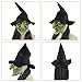 Latex Full Head Scary Green Witch Mask Horror Creepy Mask for Halloween Masquerade Costume Cosplay Party Props